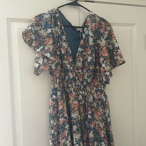Floral maxi dress